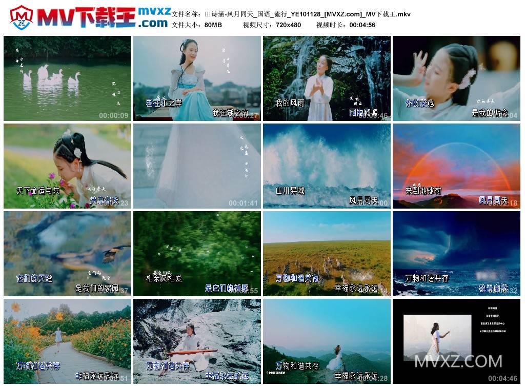 田诗涵-风月同天_国语_流行_YE101128